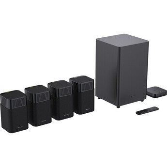 Hisense HT SATURN 4.1.2-Channel Atmos-Enabled Wireless Home Theater Speaker System
