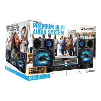 HiFi Bluetooth Disc Shelf Audio System - Black — thumbnail 3