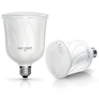 Sengled Pulse LED Light Bulb with Wireless Speaker (Pair, Pearl White)