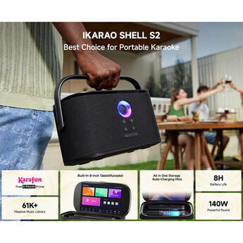 Ikarao Shell S2 Portable Karaoke Machine — thumbnail 4