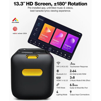 Ikarao Break X1 Portable Karaoke Machine — thumbnail 3