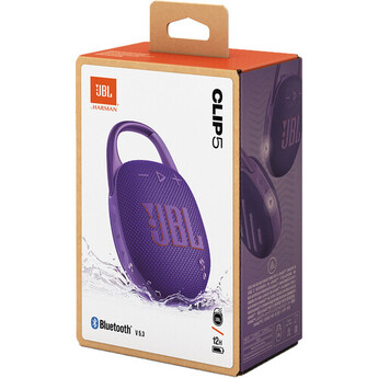JBL Clip 5 Portable Waterproof Wireless Speaker (Purple) — thumbnail 8