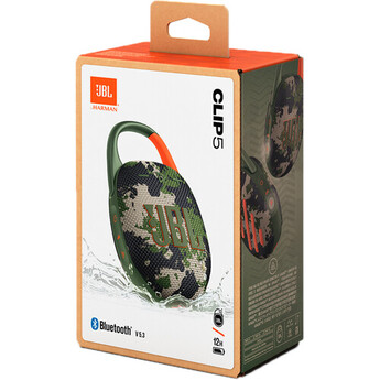 JBL Clip 5 Portable Waterproof Wireless Speaker (Camo) — thumbnail 8