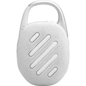 JBL Clip 5 Portable Waterproof Wireless Speaker (White) — thumbnail 5