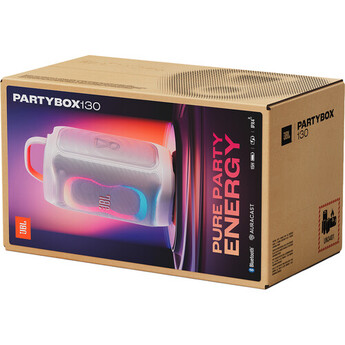 JBL PartyBox 130 200W Wireless Party Speaker (White) — thumbnail 9