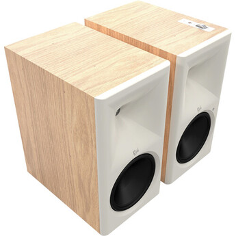 Klipsch The Nines Powered Bookshelf Speakers -Pair (Red Oak) — thumbnail 6