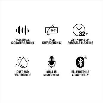 Marshall Emberton III Portable Waterproof Wireless Speaker (Cream) — thumbnail 10