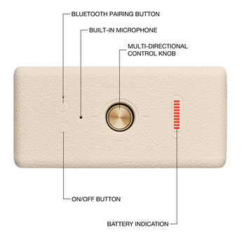 Marshall Emberton III Portable Waterproof Wireless Speaker (Cream) — thumbnail 2