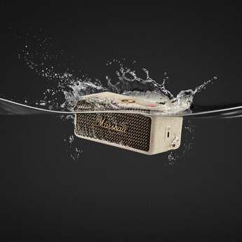 Marshall Emberton III Portable Waterproof Wireless Speaker (Cream) — thumbnail 6