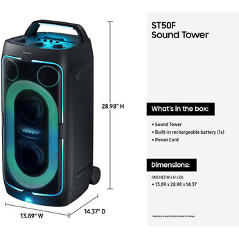Samsung MX-ST50F 240W Sound Tower Party Speaker — thumbnail 9