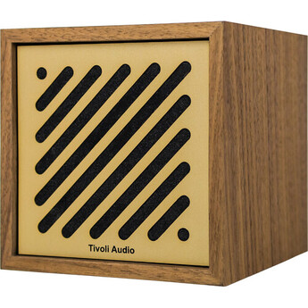 Tivoli Boutique Bluetooth Speaker (Walnut & Gold) — thumbnail 3