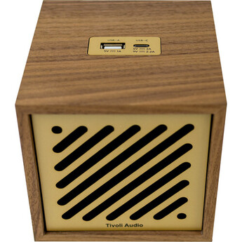 Tivoli Boutique Bluetooth Speaker (Walnut & Gold) — thumbnail 5