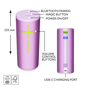 Ultimate ears MEGABOOM 4 Wireless Bluetooth Speaker (Purple/Lilac) — thumbnail 5