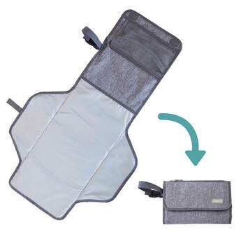 bbluv Ultra Complete Diaper Bag - Charcol — thumbnail 2