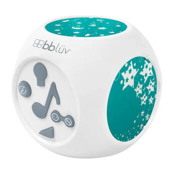 bbluv Kube Sound Activated Musical Nightlight with Projection