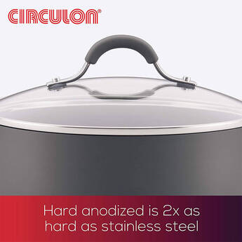 Circulon Radiance Hard Anodized Nonstick 10-Piece Cookware Set - Gray — thumbnail 10