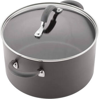 Circulon Radiance Hard Anodized Nonstick 10-Piece Cookware Set - Gray — thumbnail 3