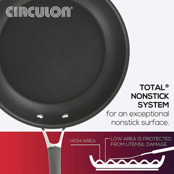 Circulon Radiance Hard Anodized Nonstick 10-Piece Cookware Set - Gray — thumbnail 8