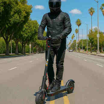 Vroomie 18.1 MPH 18 Mile Range Electric Scooter — thumbnail 2