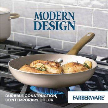 Radiant Aluminum 12-Piece Cookware Set - Champagne — thumbnail 8
