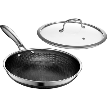 10" Hybrid Nonstick Frying Pan with Lid