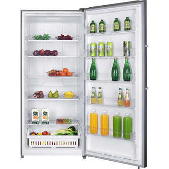 7.0 CuFt Upright Freezer in Gray — thumbnail 3