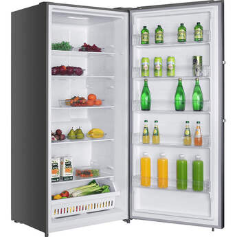 7.0 CuFt Upright Freezer in Gray — thumbnail 4