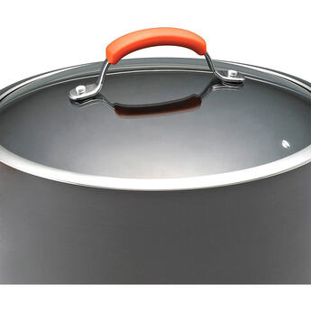 Rachael Ray 14-Piece Hard Anodized Cookware Set - Gray/Orange — thumbnail 7
