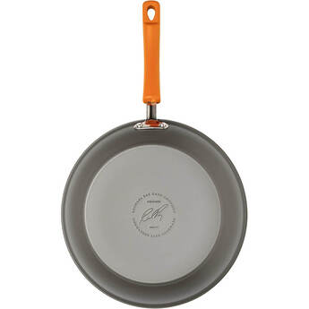 Rachael Ray 14-Piece Hard Anodized Cookware Set - Gray/Orange — thumbnail 9