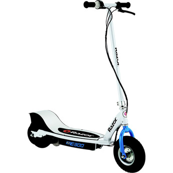 Razor E300 24 Volt Electric 250-Watt Motorized Scooter-White/Blue