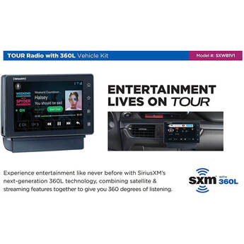 SiriusXM Tour Radio with 360L and Vehicle Kit — thumbnail 7