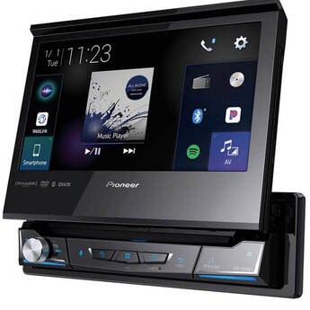 Pioneer 7 inch Single DIN Mulitmedia DVD Receiver