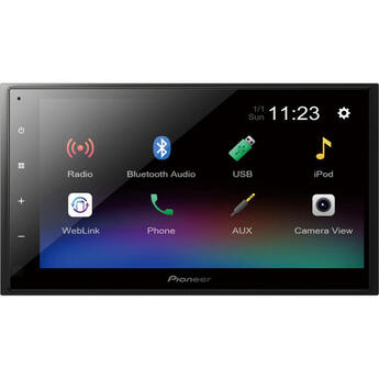 Pioneer 6.8" Bluetooth Digital Media Touchscreen Receiver - Black