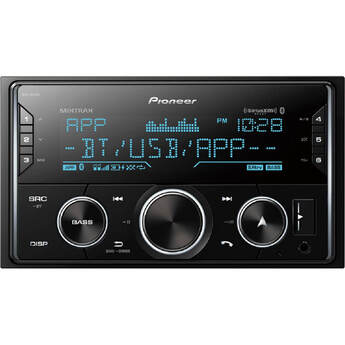 Pioneer Black Double DIN Digital Media Receiver With Built-In Bluetooth