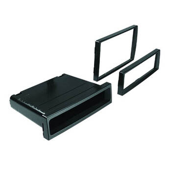 American International 2006-2008 Buick/Chevrolet/Pontiac Single/Double DIN Black Stereo Dash Kit — thumbnail 2