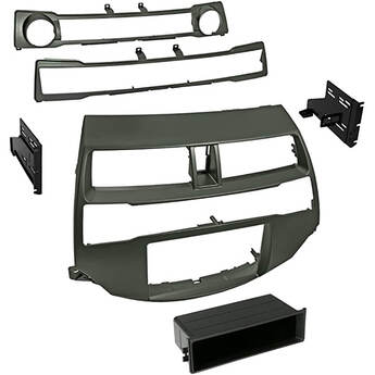 American International Single/Double DIN Gun Metallic Stereo Dash Kit for 2008-2012 Honda
