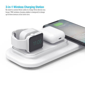 Quikcell Trio 3-in-1 Qi Wireless Charger — thumbnail 2