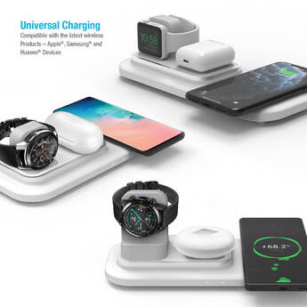 Quikcell Trio 3-in-1 Qi Wireless Charger — thumbnail 3