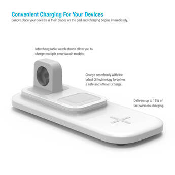 Quikcell Trio 3-in-1 Qi Wireless Charger — thumbnail 4