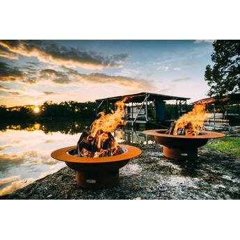 Fire pit art saturnfpamls120lp 12