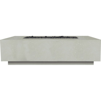 XO XOFREC6032LS Fire Pit Rectangular 60 Inch x 32 Inch Limestone NG (LP kit Limestone