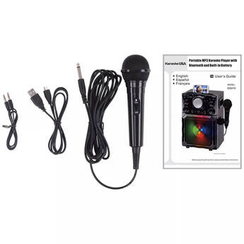 karaoke usa Portable MP3 Karaoke Player with Bluetooth — thumbnail 8
