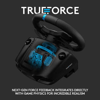 Logitech G923 Trueforce Sim Racing Wheel and Pedals for PC, PS4, and PS5 — thumbnail 3