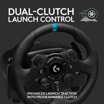 Logitech G923 Trueforce Sim Racing Wheel and Pedals for PC, PS4, and PS5 — thumbnail 5