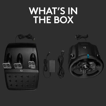 Logitech G923 Trueforce Sim Racing Wheel and Pedals for PC, PS4, and PS5 — thumbnail 7