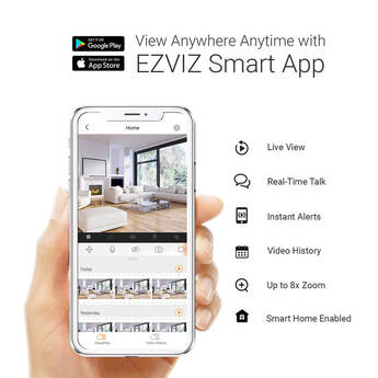 Ezviz LC1C Two-in-One Outdoor Security Camera & Floodlight — thumbnail 6