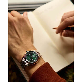 Bulova Surveyor Collection Automatic Watch - Stainless/Green — thumbnail 2