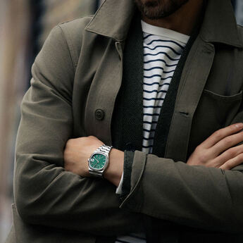 Super Seville Collection Quartz Watch - Stainless/Green — thumbnail 4