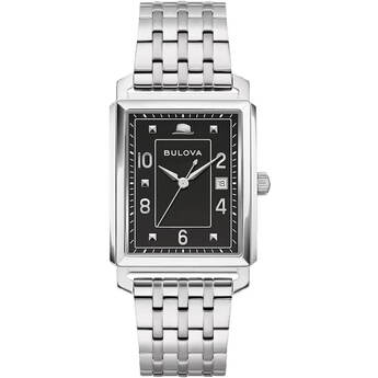 Bulova Frank Sinatra Collection The Very Thought Of You Quartz Watch - Stainless/Black