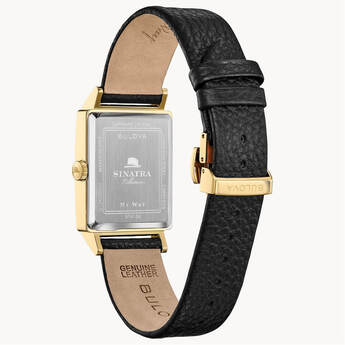 Frank Sinatra My Way Mens Quartz Watch - Black/Gold-Tone — thumbnail 3